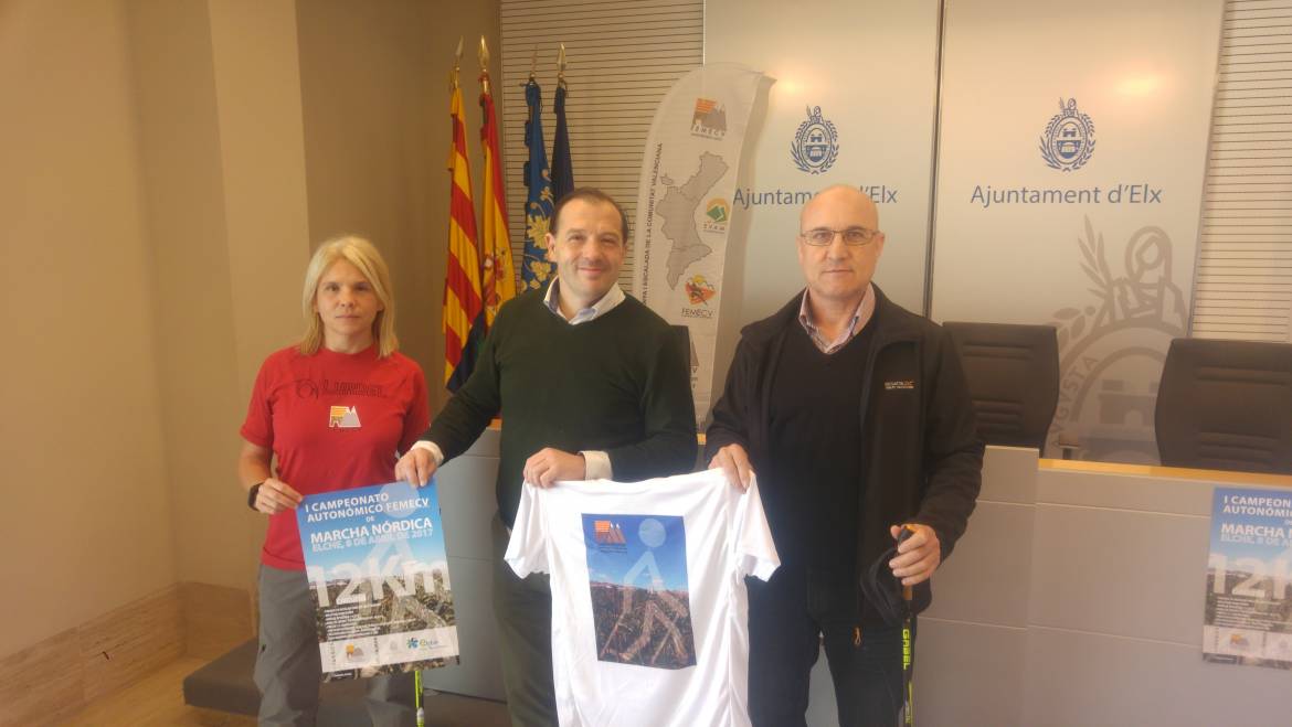 El Ayuntamiento presenta el I campeonato de Marcha Nórdica