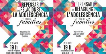 20 de marzo charla para padres y madres ”Repensar las relaciones en la adolescencia desde las familias”