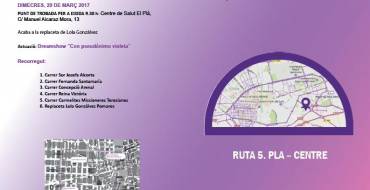 Rutes Lila. RUTA LILA 5 Pla – Centre