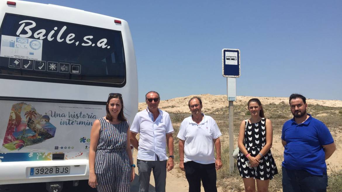 En marcha el servicio de bus a las playas en El Altet y La Marina