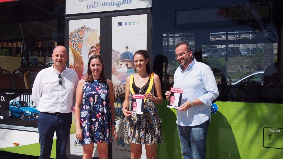 Movilidad y Turismo ponen en marcha el bus circular de Arenales por segundo año