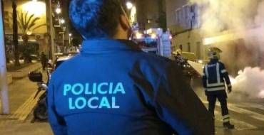 Obligado a salir de su vivienda pese a la presencia de fuego en su interior