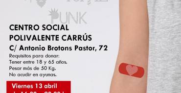 Donación de Sangre en el Centro Social de Carrús