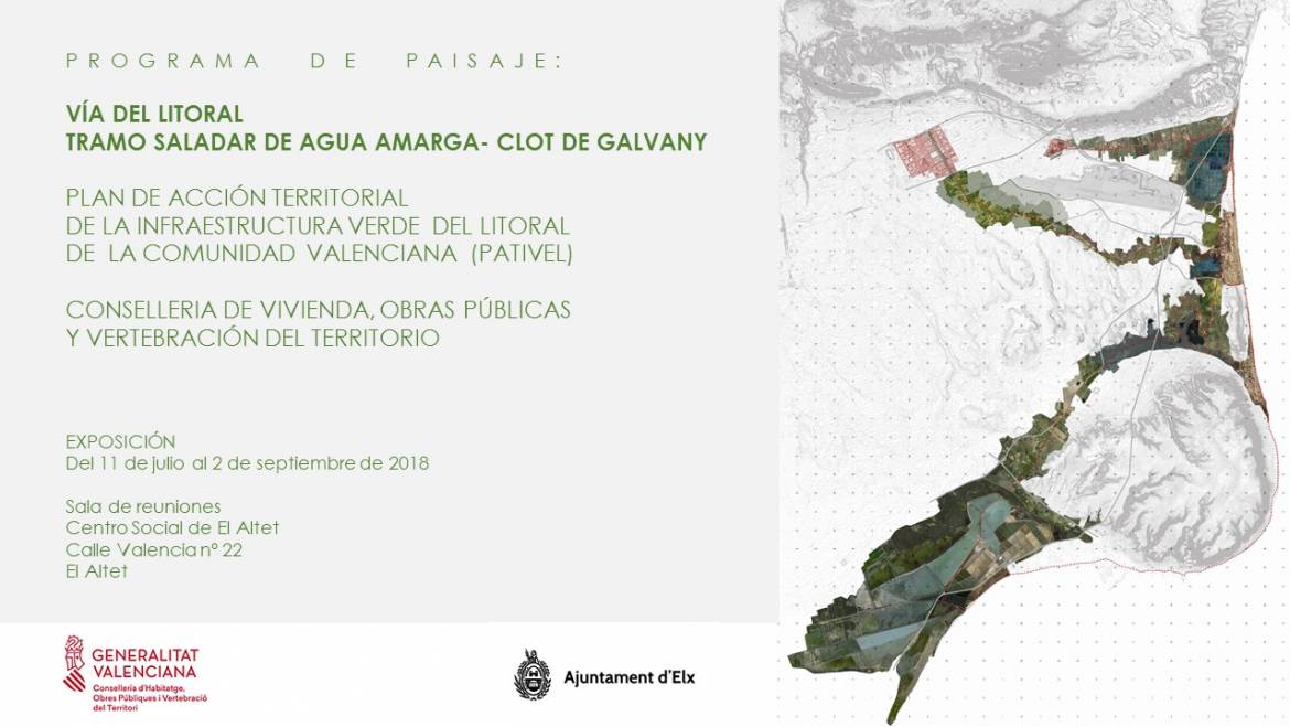 Inauguración de la exposición del Tramo Saladar Agua Amarga-Clot de Galvany