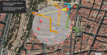 Cortes de calle o limitación de estacionamiento previstos para estos próximos días (31 de agosto al 6 de septiembre)