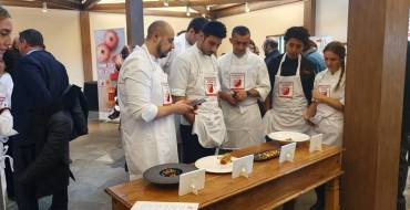 Alfredo Abril, ganador del IX Concurso de Cocina Creativa con Granada Mollar