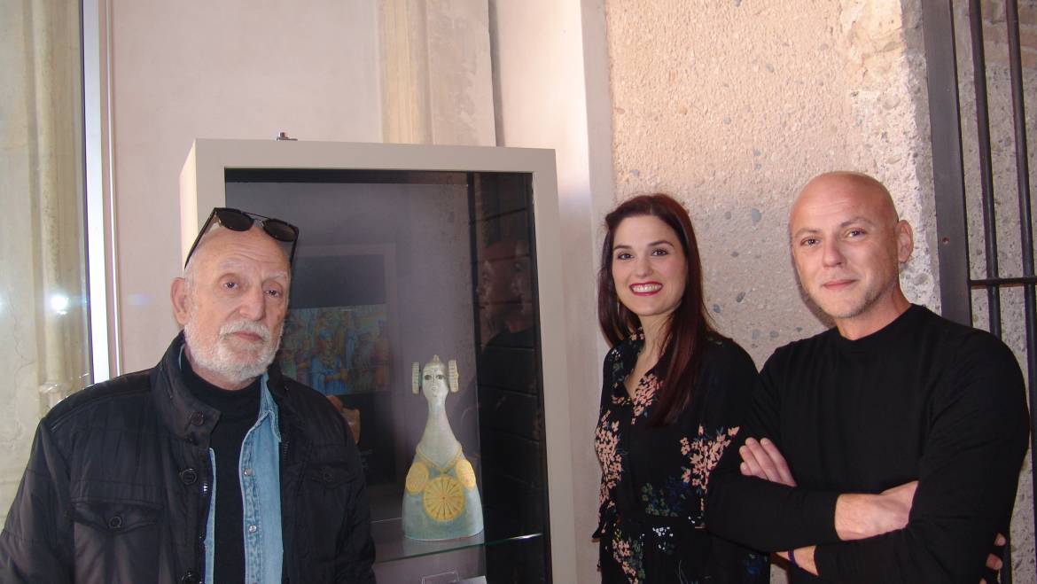 La Torre del Homenaje renueva su exposición temporal con dos esculturas inspiradas en la Dama