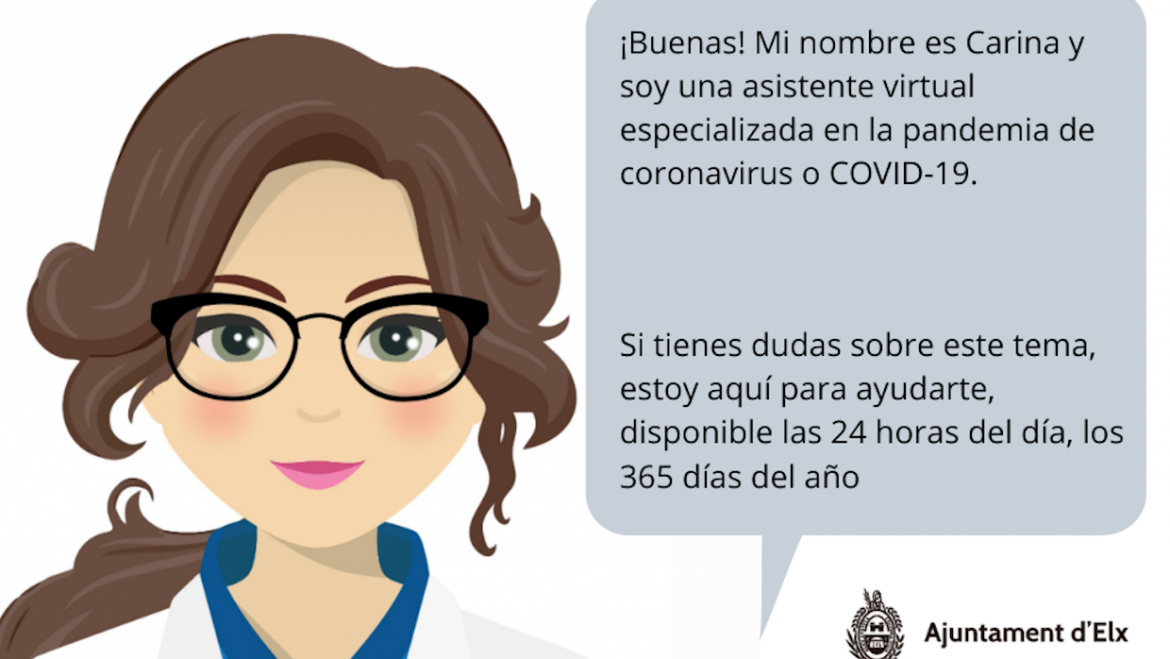 L’Ajuntament d’Elx activa un assistent virtual en la seua pàgina web per a informar la població les 24 hores sobre el coronavirus