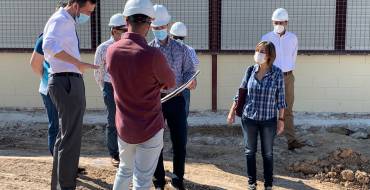 El alcalde espera que los nuevos aularios de La Vallverda y La Galia estén acabados para el inicio del próximo curso