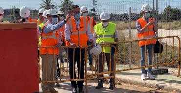 El alcalde anuncia que las obras del nuevo colector de la Ronda Sur estarán finalizadas a mediados de julio