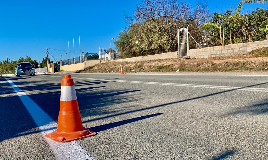 Movilidad mejora la seguridad de la carretera de Torrellano al aeropuerto