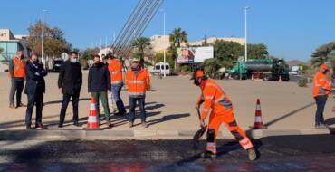 El Ayuntamiento inicia en el Pont del Bimil·lenari un plan de mejora del asfaltado dotado de 2,5 millones de euros