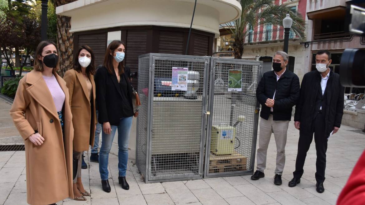 El Ayuntamiento de Elche colabora con la UMH para detectar mediante medidores de aire la presencia de covid en la Glorieta