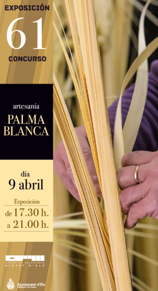 Fiestas convoca la 61.ª edición del tradicional Concurso de Artesanía de la Palma Blanca