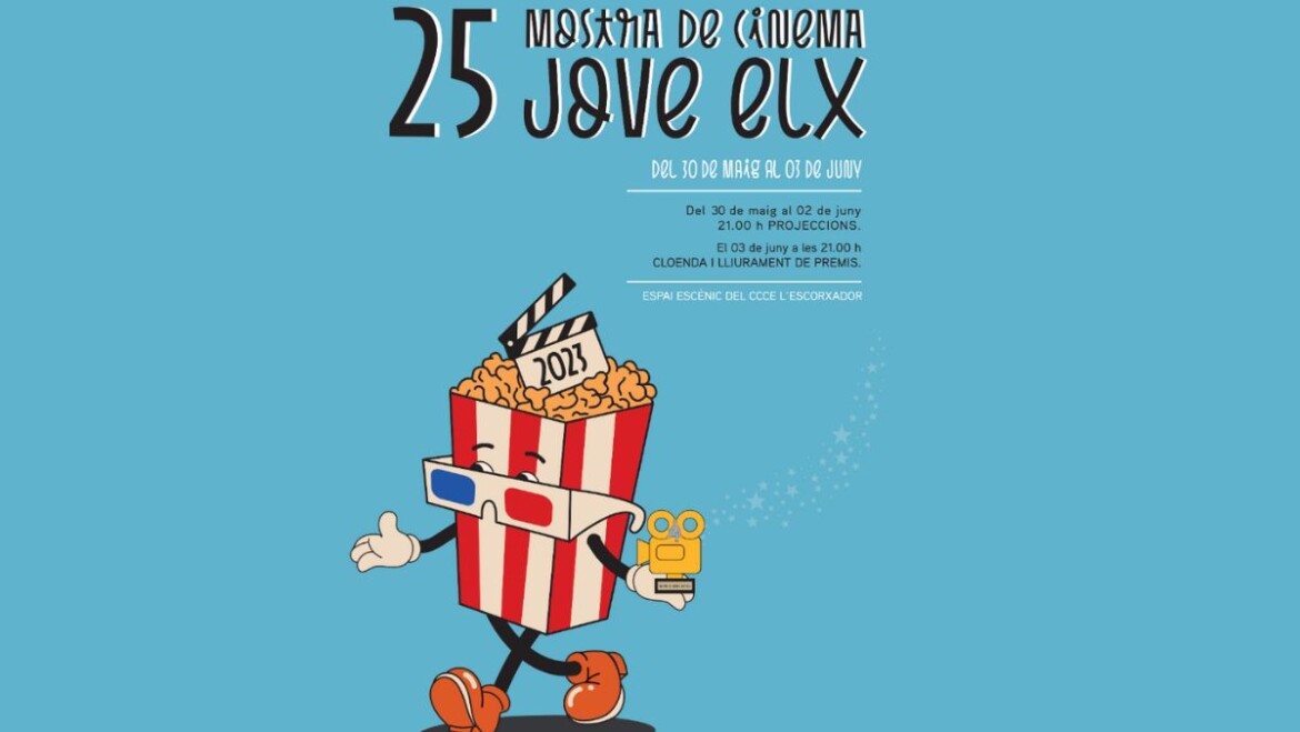 L’Escorxador acull la 25a Mostra de Cinema Jove d’Elx des del dimarts 30 de maig fins al dissabte 3 de juny