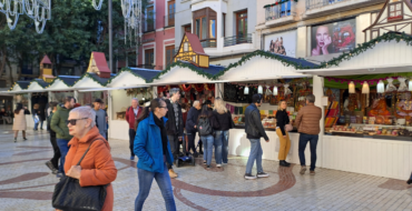 Las casetas de la Plaza de la Navidad abren sus puertas hasta el 6 de enero