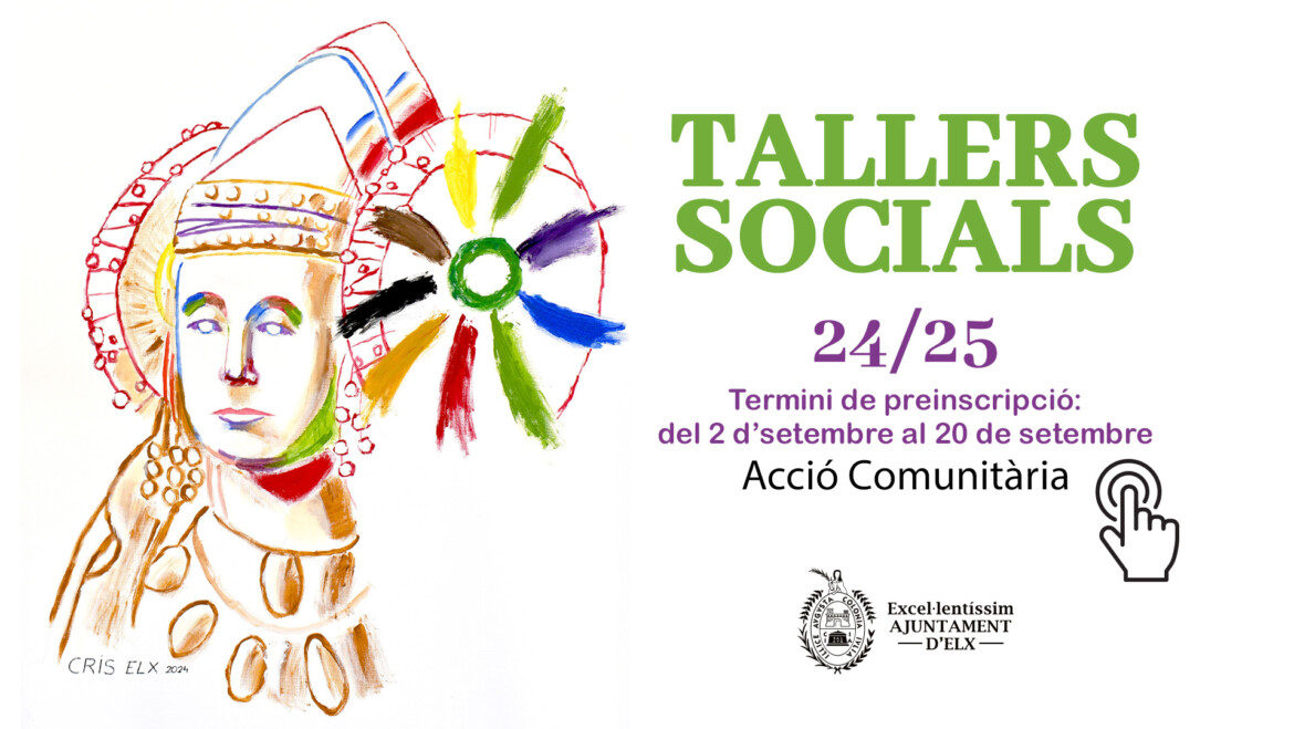 Comença el termini de preinscripció en els tallers socials de centres socials i cívics