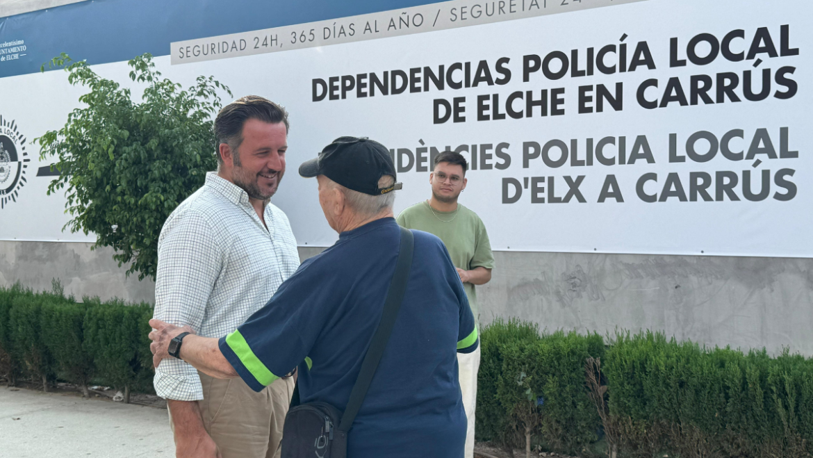 Comienzan las obras del retén permanente de la Policía Local en Carrús