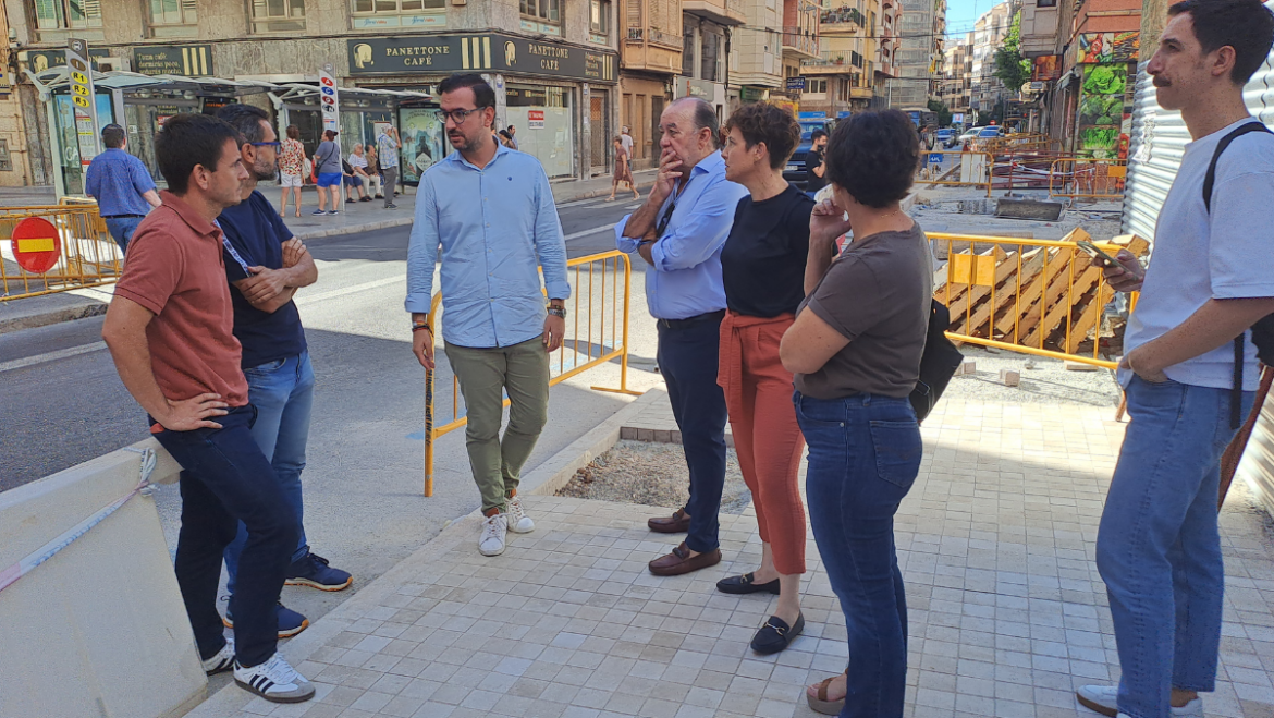 Les obres del bescanviador central d’autobusos de Doctor Caro conclouran a la finals d’any