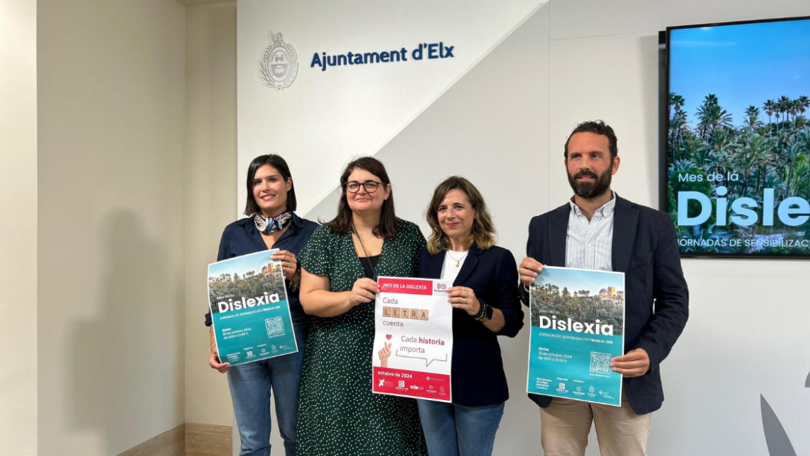 Elche acoge las I Jornadas de Sensibilización de la Dislexia el 19 de octubre