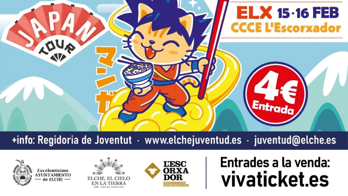 ‘Japan Tour Elx’ arriba este dissabte a l’Escorxador amb activitats sobre cultura nipona